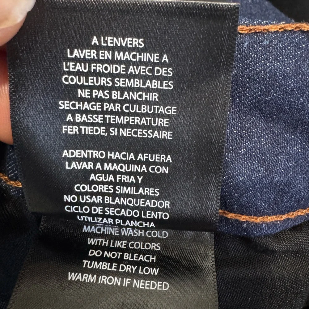 Tahari Women's Amelia Button Fly Skinny Blue Jeans Sz 24W - Picture 12 of 16